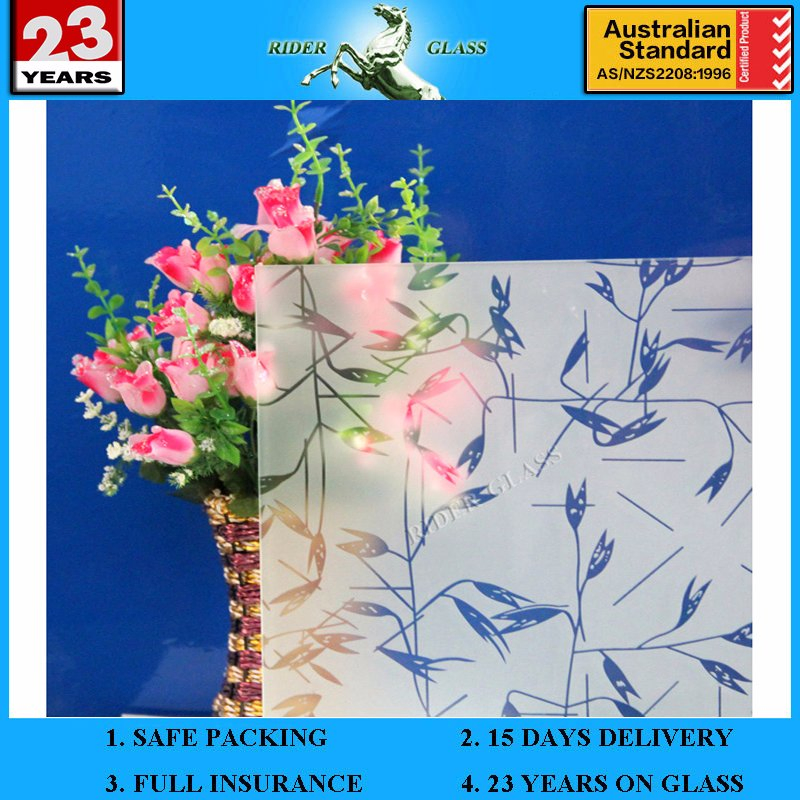 3-19mm Am-26 Architectural Decorative Acid Etched Frosted Art Glass