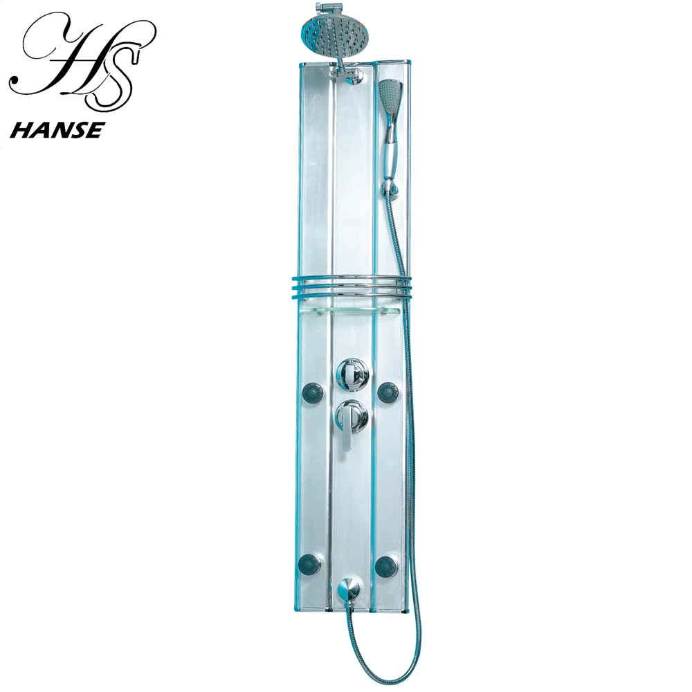 with Movable Overhead Shower Aluminum Backplane Shower Panel Wall Mount