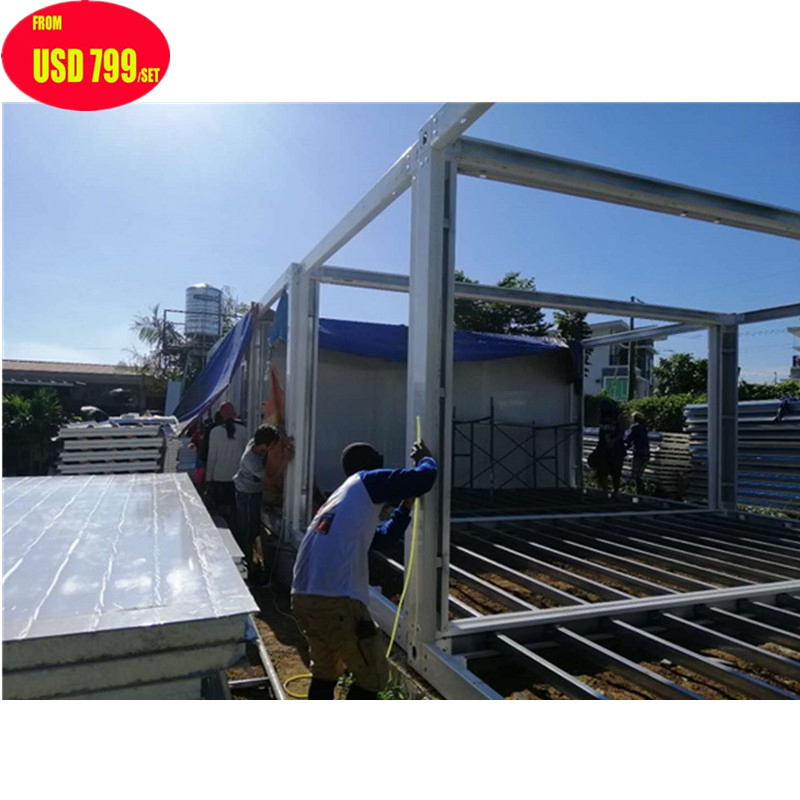 Mobile Farm Cheap Portable Steel Frame Pre Fab House