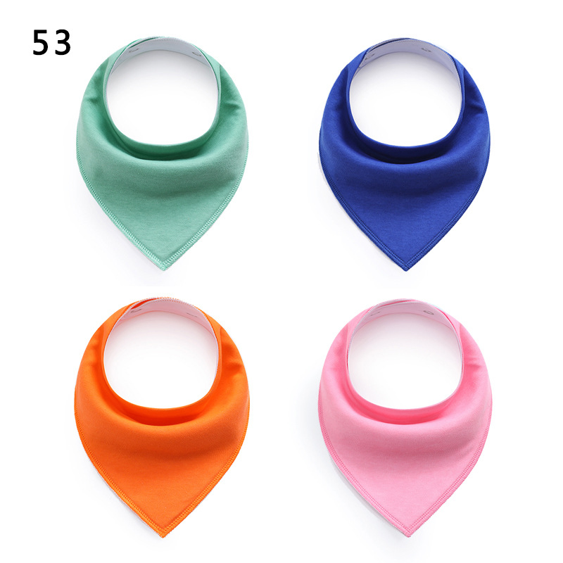 0143 Saliva Towel Baby Bib Fleece Cotton Triangle Towel Spring and Autumn