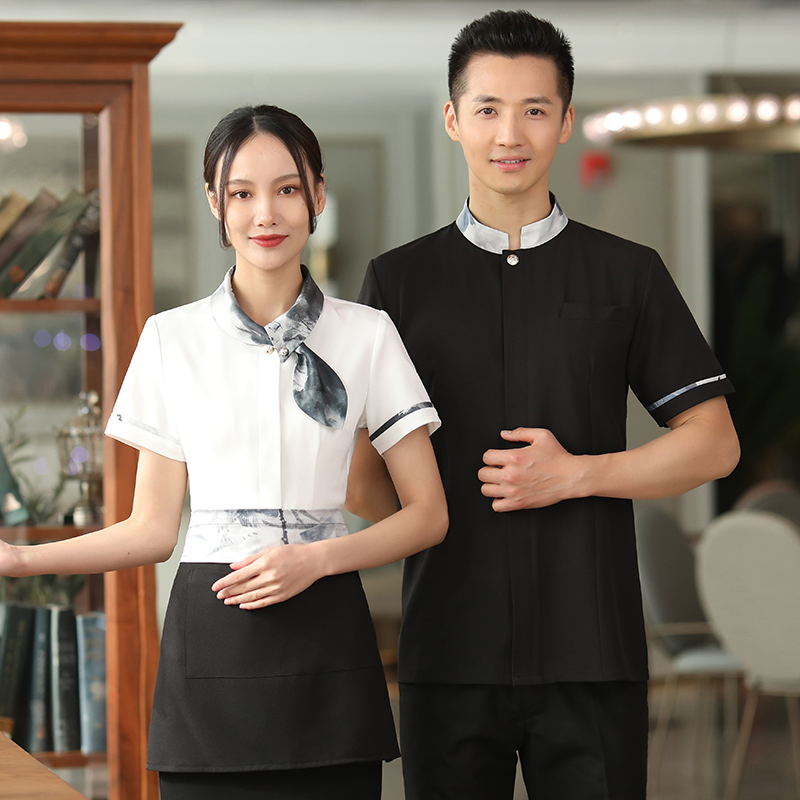 Csjd-015#Rabbit Collar Waiter Work Clothes Apron