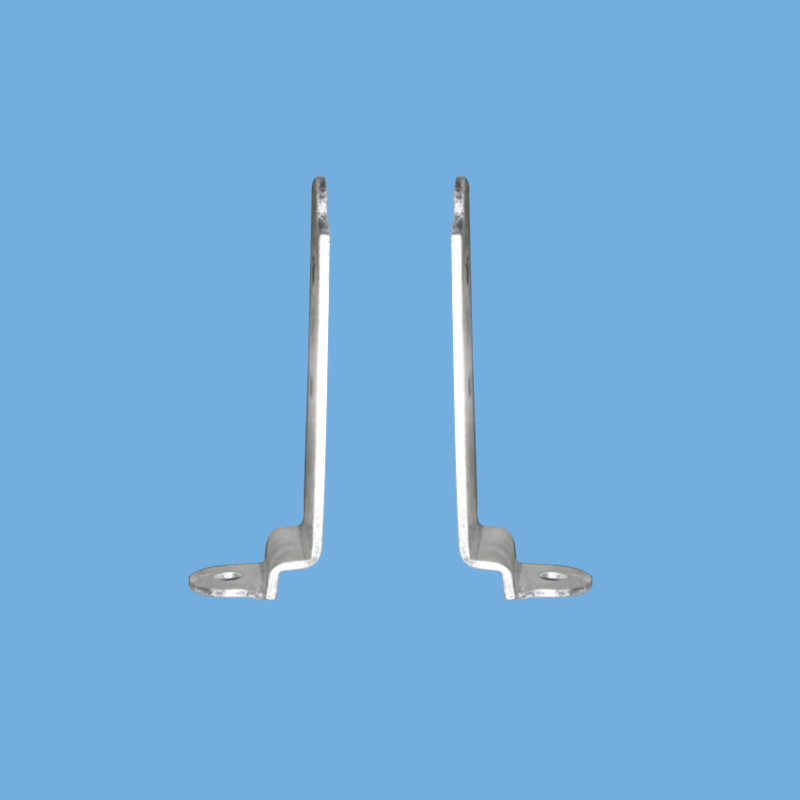 Боковой анкерный кронштейн для столба с цинковым покрытием