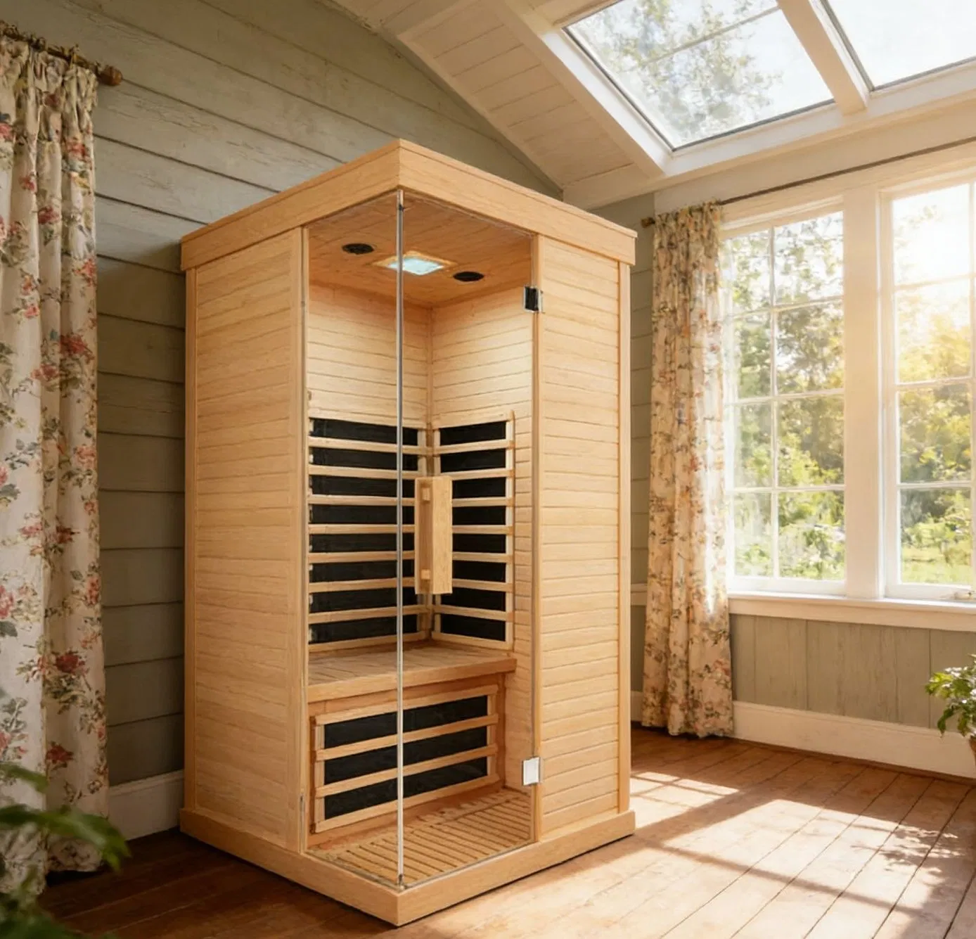 Инфракрасная сауна для дома EV-002E на 2 персоны