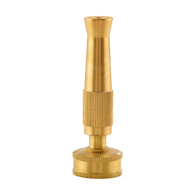 Adjustable Power Sprayer Brass Twist Garden Hose Nozzle