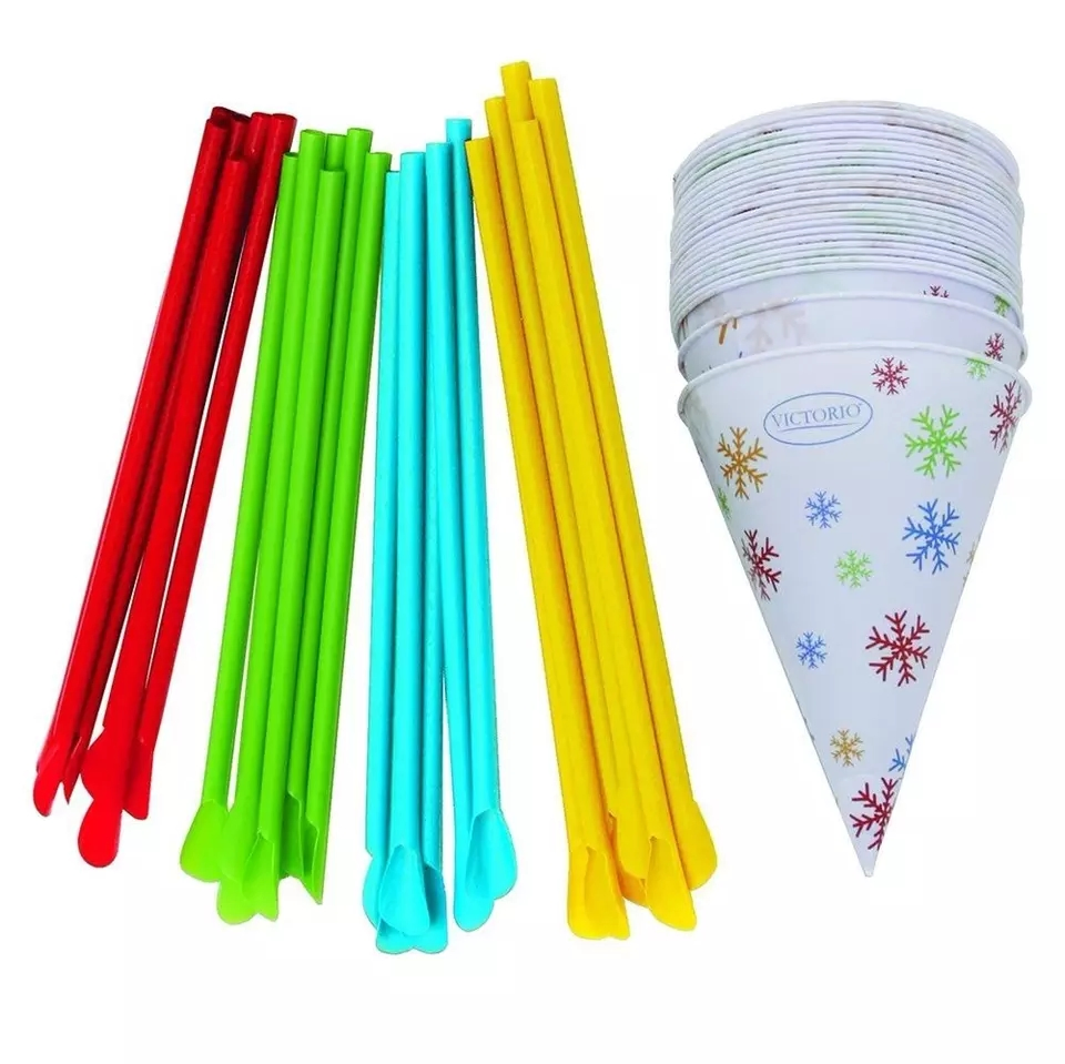 Hyde Disposable 6oz Ice Cream Snow Paper Cone Cup