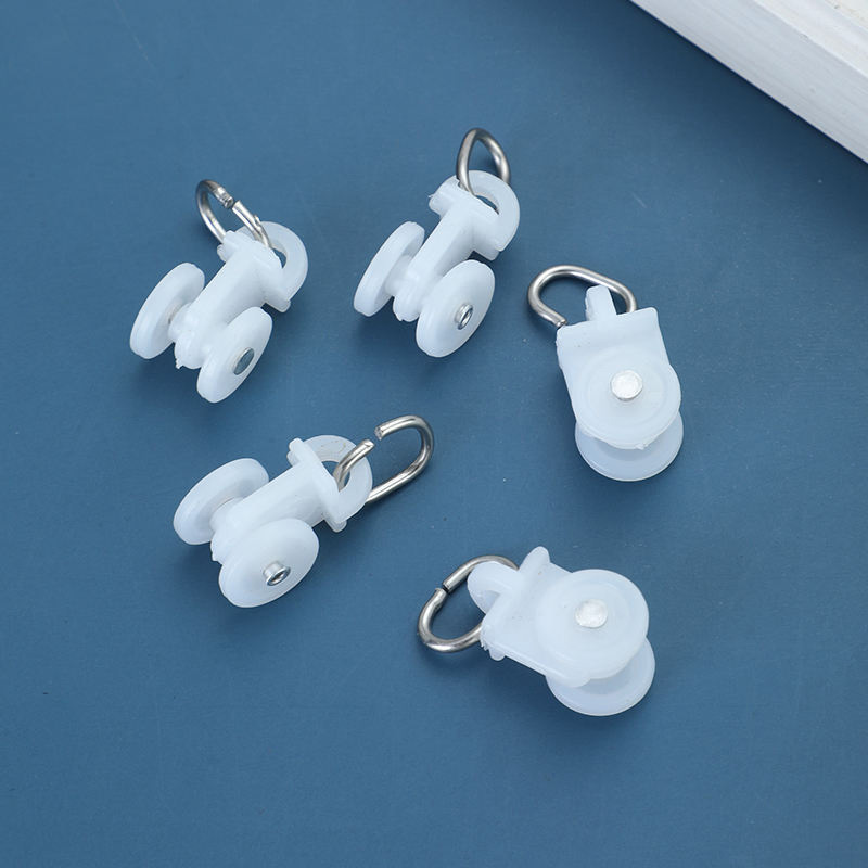 Smart Home Motorized Smart Mute Curtain Accessories Curtain Rail Pulley Quite Runners Metal Hook