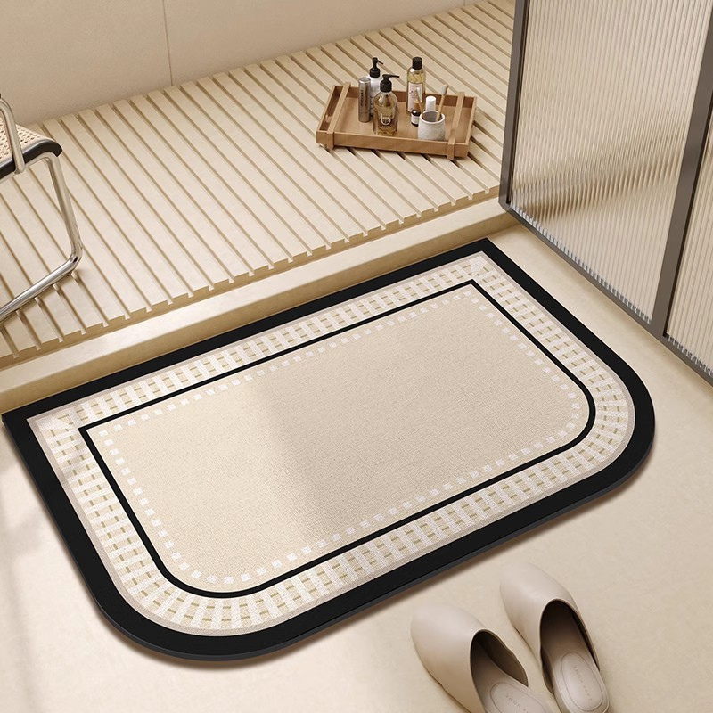 Extra Thick Hair-Free Surface Low Price Bathroom Anti Slip Floor Mat