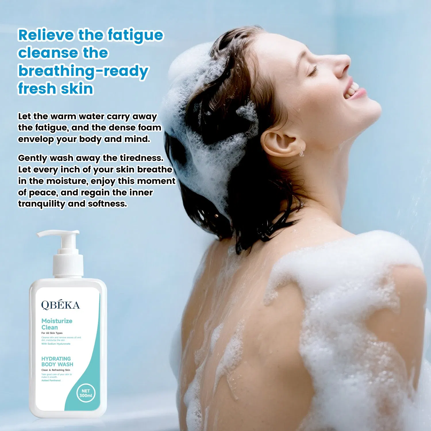 Sulfate-Free Fragrance Body Wash - Hydrating Organic Shower Gel for Sensitive Skin