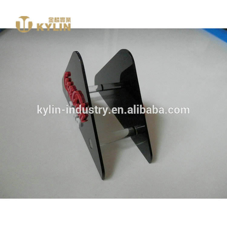 Export Cheap Custom Durable Acrylic Triangle Napkin Holder Menu Holder