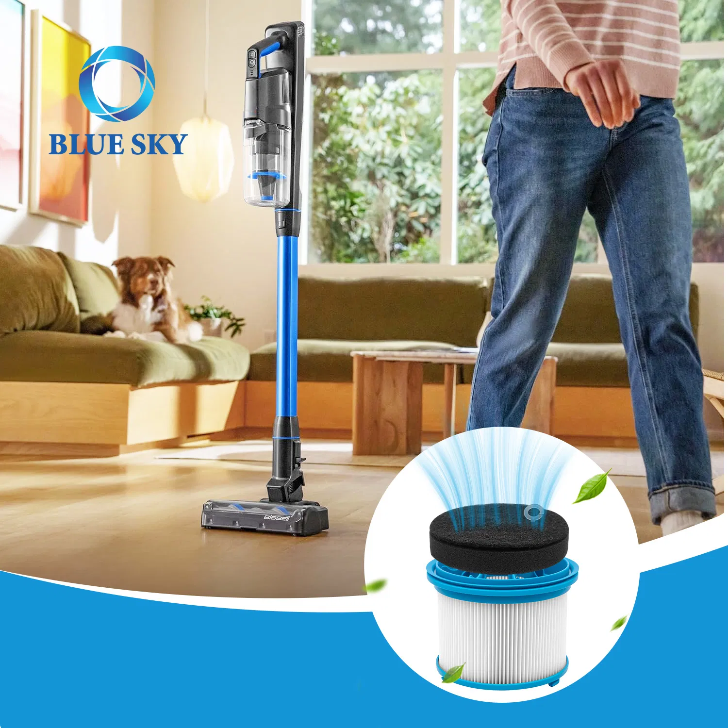 1646969 1646970 H13 HEPA & Pre Filter Pad Kit for Bissells Powerclean Furguard 280W 4039, 4051, 4052, 4205 Furfinder 200W 4052, 4026, 4031, 4137