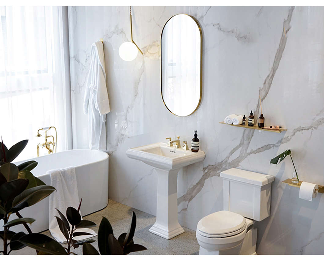 Factory Modern Wall Mounted Mirrors Over Vanity Decorative Large Framed Bathroom Mirror