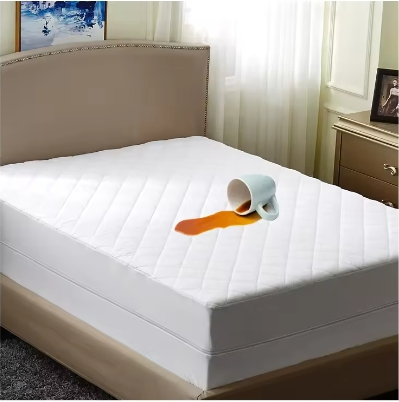 Cotton Terry White Waterproof Mattress Protector