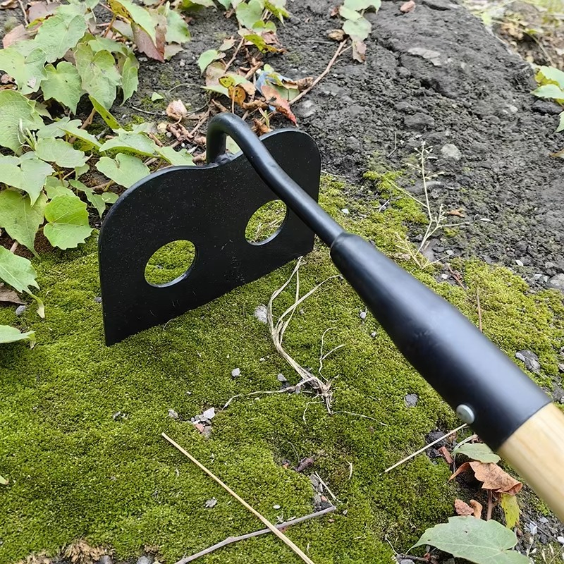 Hot Selling Steel Forged Weeding Hoe with Long Wooden Handle Farming Tools