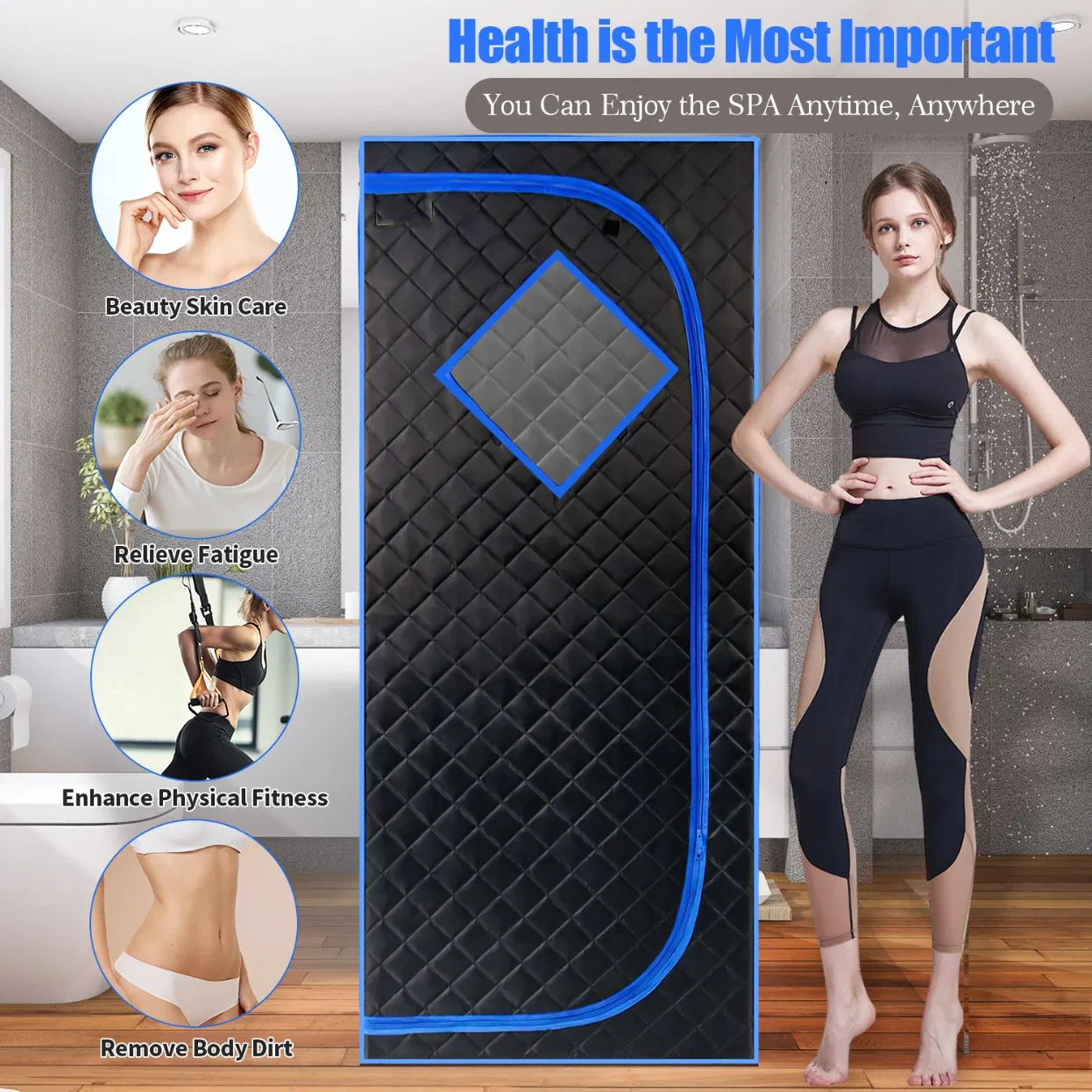 Home Use Portable Sauna Collapsible Sauna Room