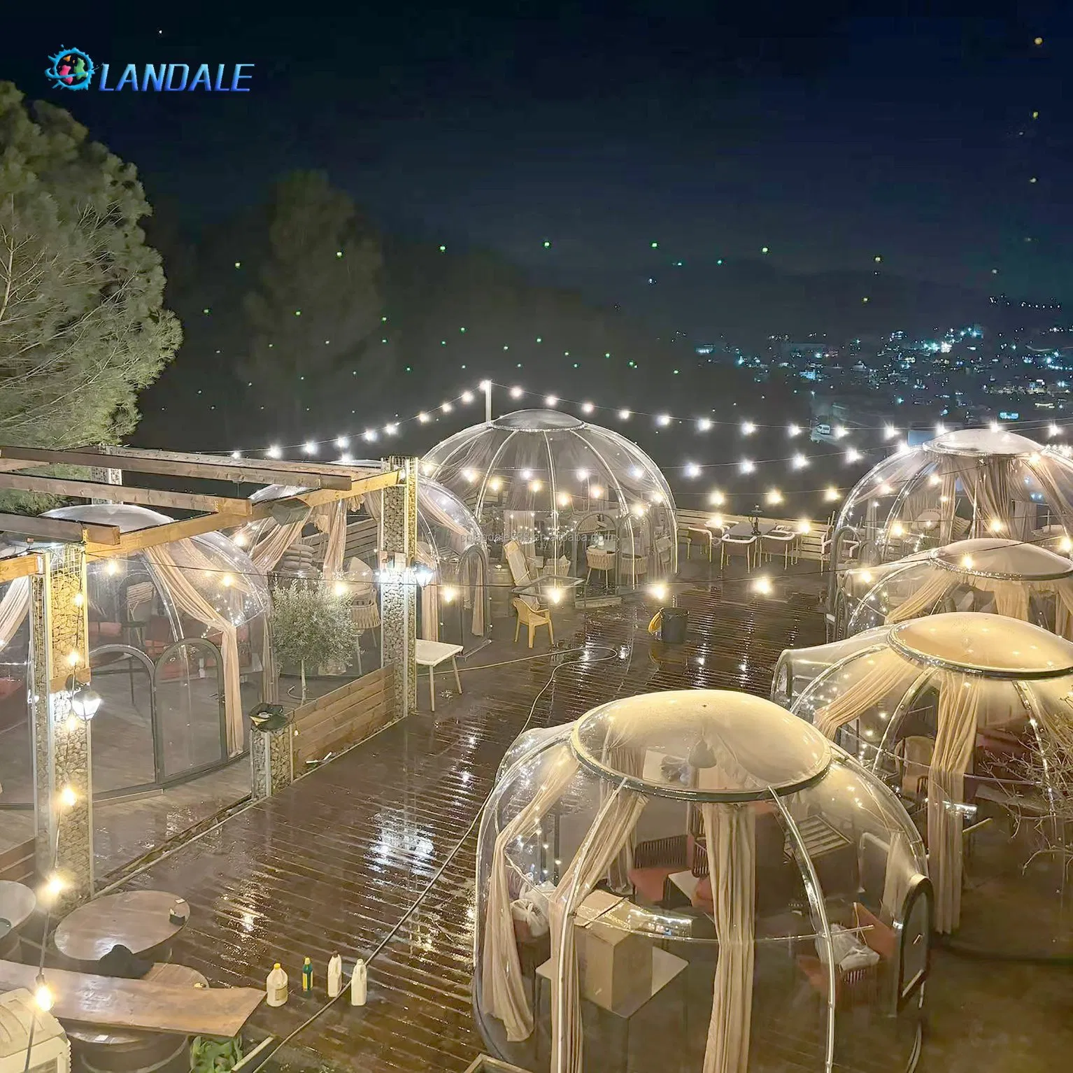 UV Resistant Impact Resistant Outdoor Transparent Garden Bubble Room Deluxe Dome Room