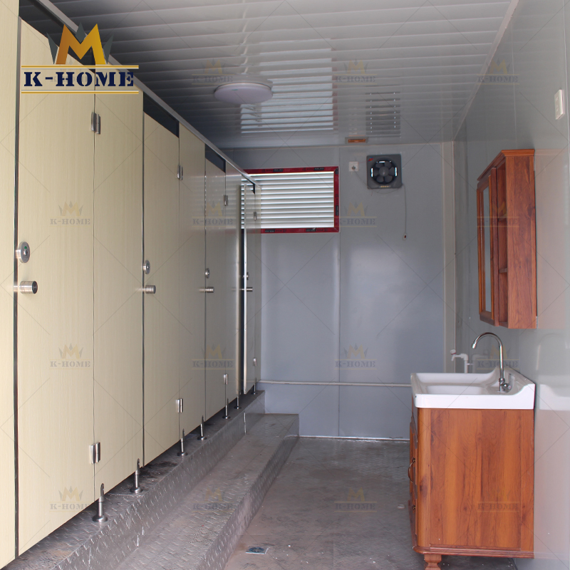 Prefabricated Public Mobile Portable Modular Container Ablution Block Units Restroom Facilities Construction Site Toilet Supplier