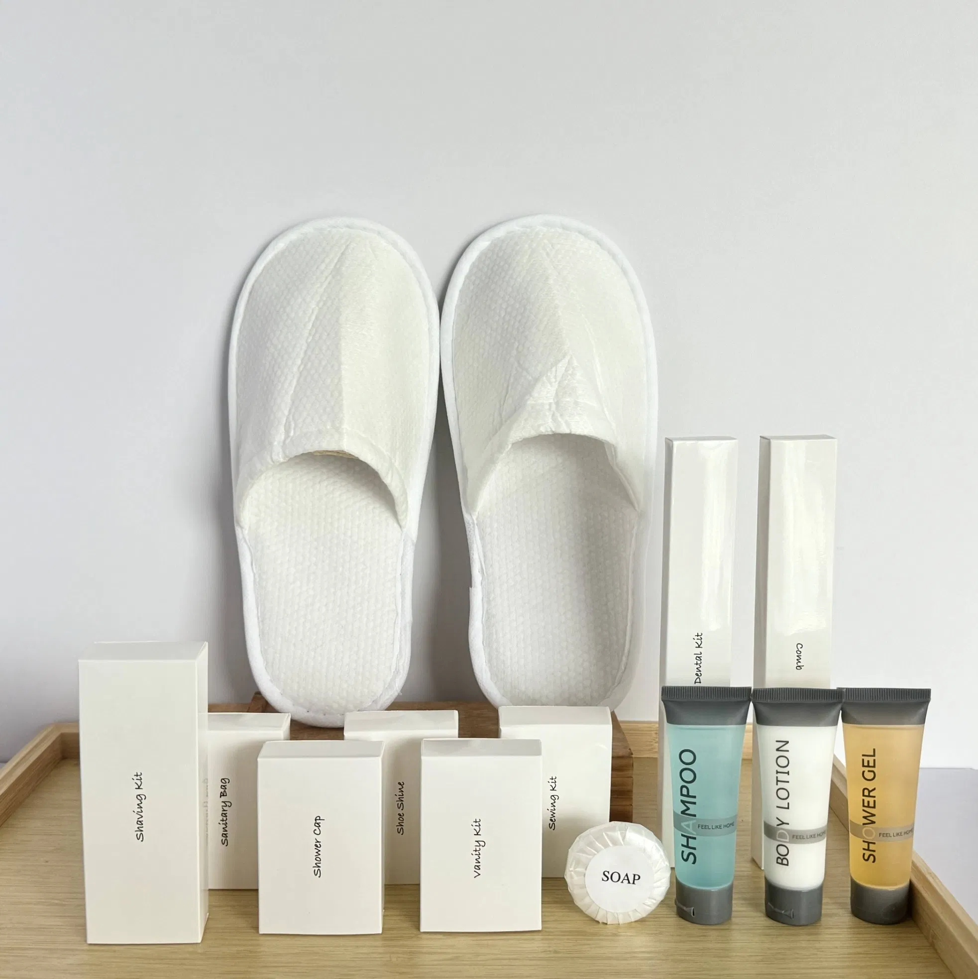 Customized Hotel Amenities Set Wholesale Hotel Toiletry Set Hotel Slippers