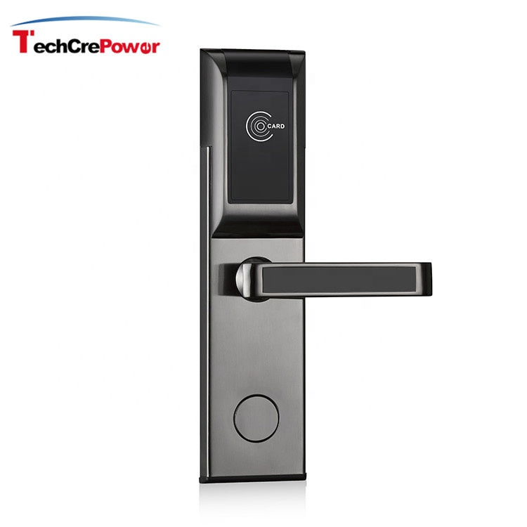 E108 Wireless RFID Card Lock Stainless Steel Mortise Smart Electronic Hotel Locks Management System