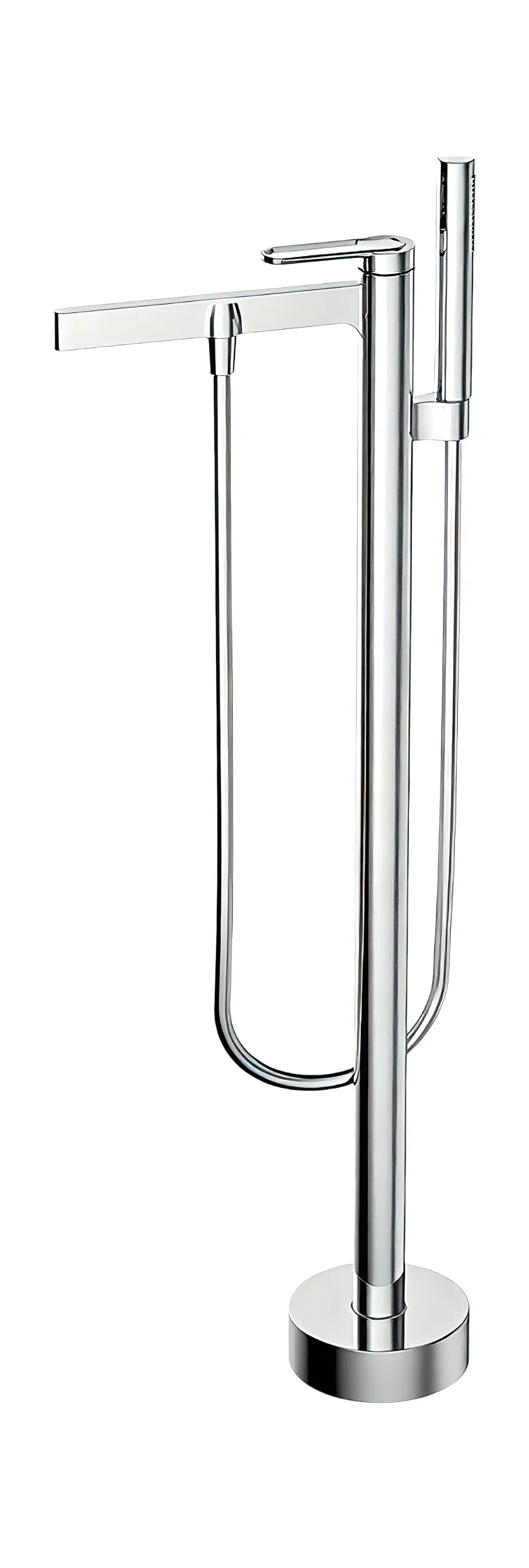 China Wholesale Plumbing PVD Matt Black Bathrooms Freestanding Bathtub Faucet