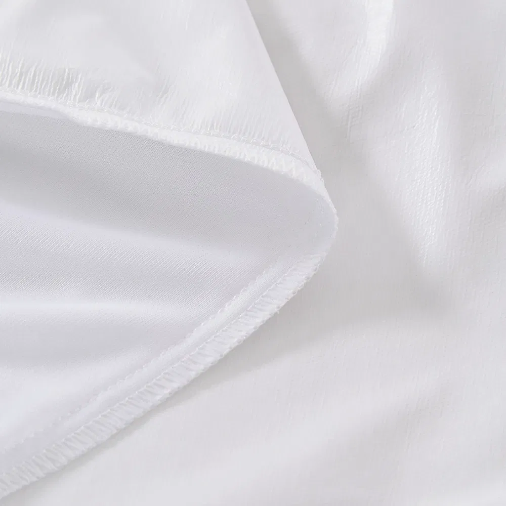 Manufacturer Wholesale 100% Knitted Polyester Fabric with TPU Waterproof Mattress Pad / Cover Protector