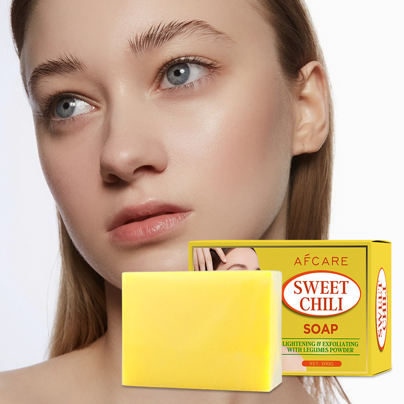 Cruelty-Free Moisturizing Lightening Kojic & Sweet Chili Dark Spot Remover Whitening Soap