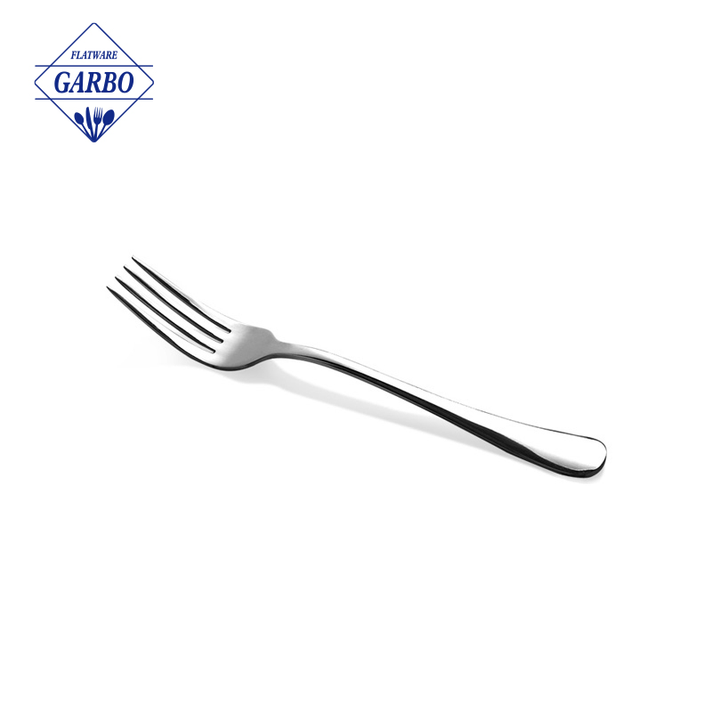 Clear 430 Stainless Steel Dinner Fork with Custom Packaging and Logo High Quality Cutlery