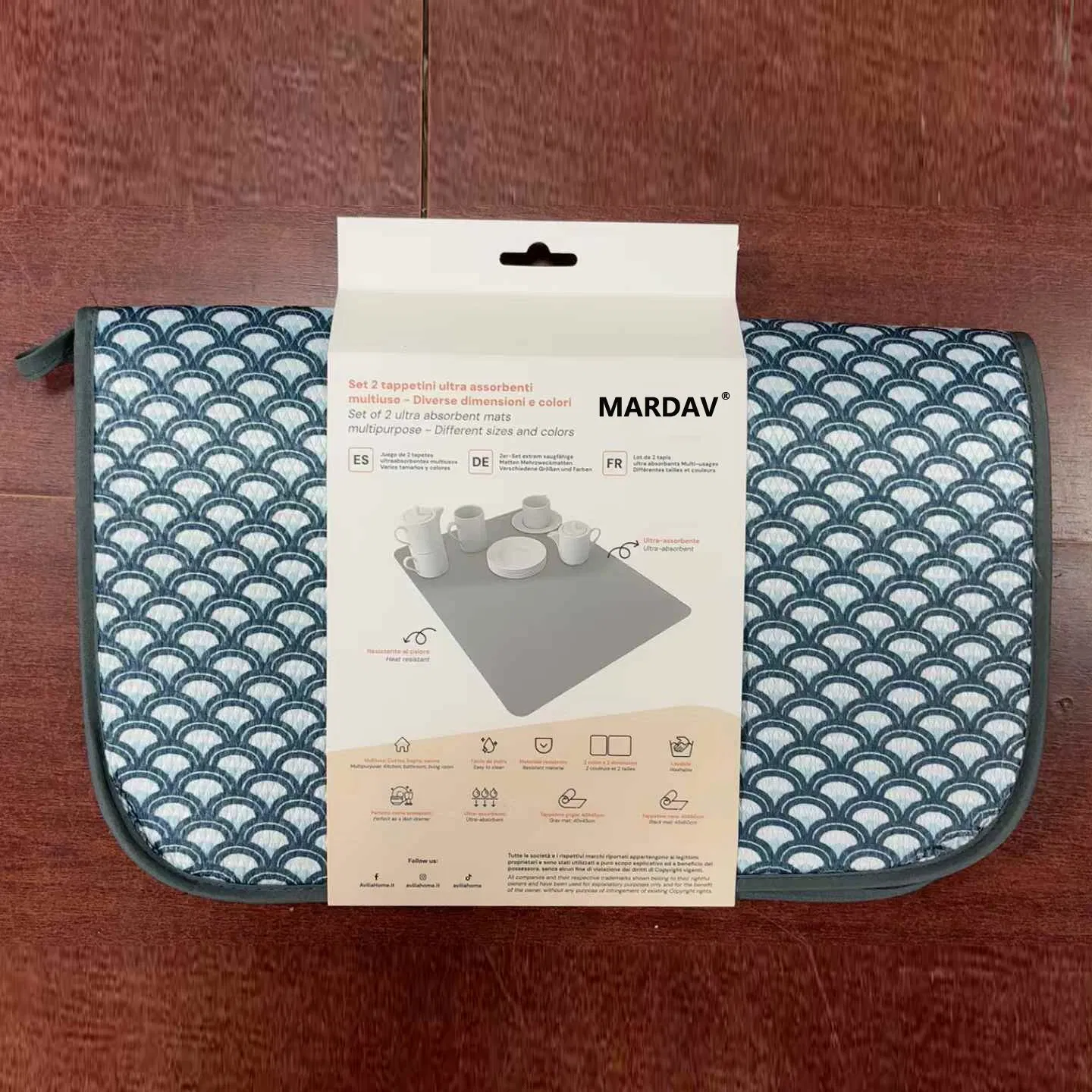 Dish Drying Mat in The Cabinet Drying Mats