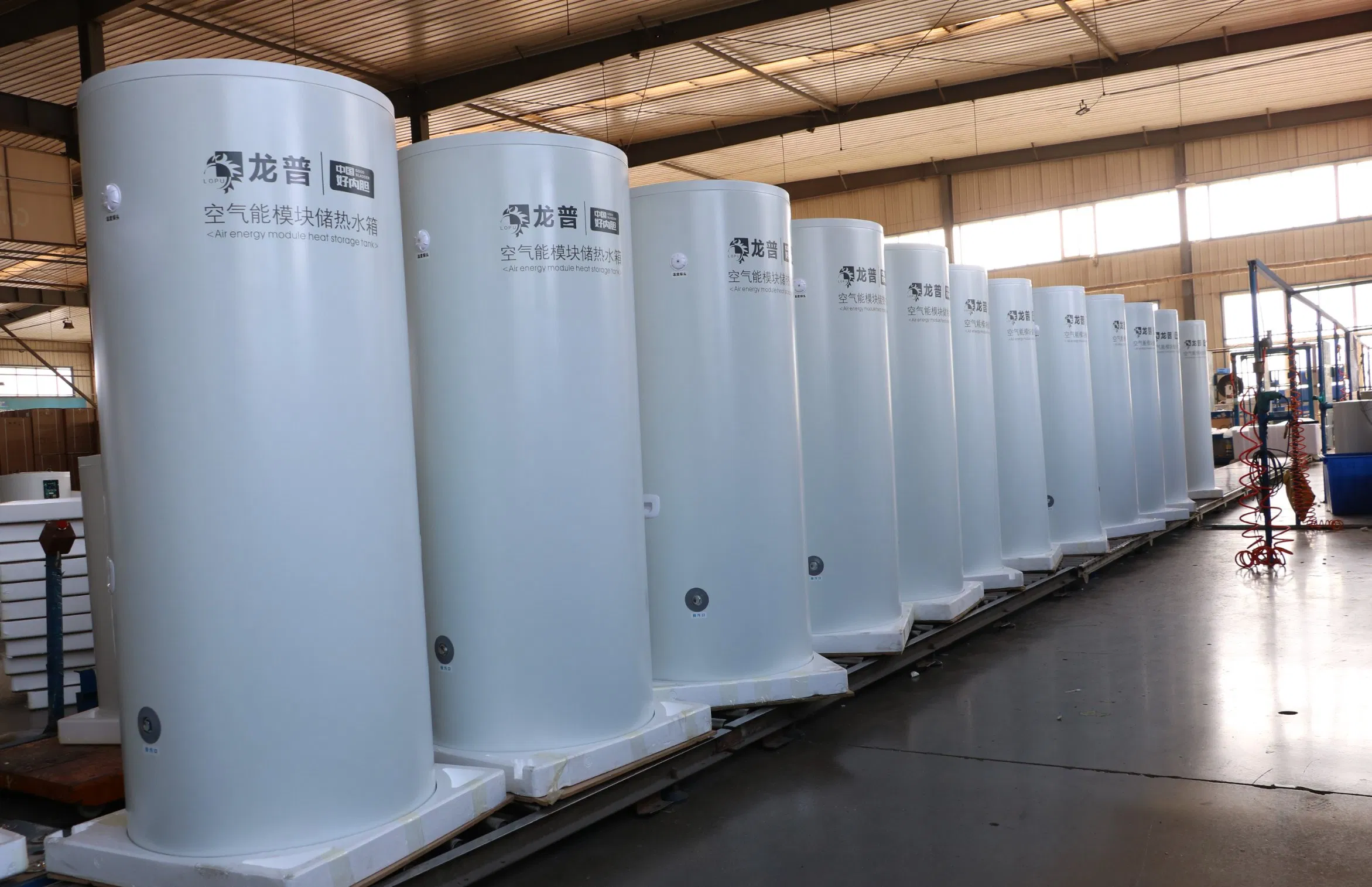 Буферный бак 500L для теплового насоса, эмалированный