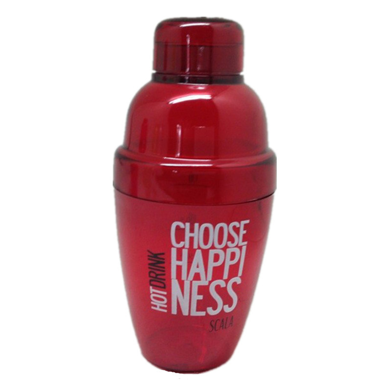 Пластиковый шейкер для коктейлей 180 мл, цветной