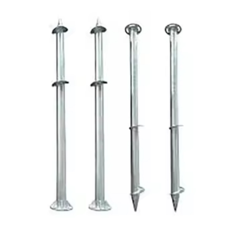 Винтовая свая для солнечных панелей, оцинкованная