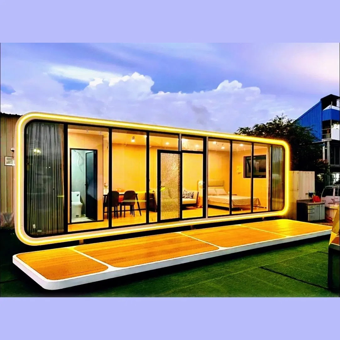 High Quality Apple Cabin Prefab House New Design Green House for Villa