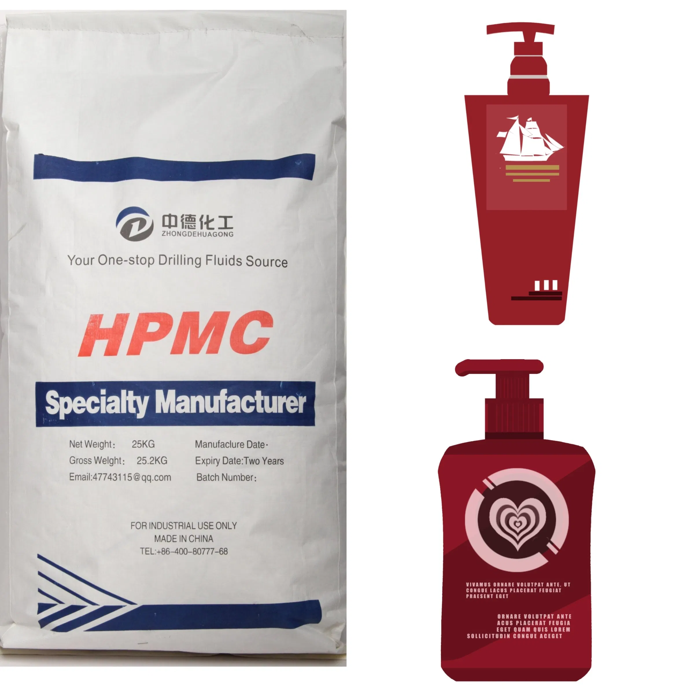 for Body Wash for Shampoo Detergent for Use HPMC