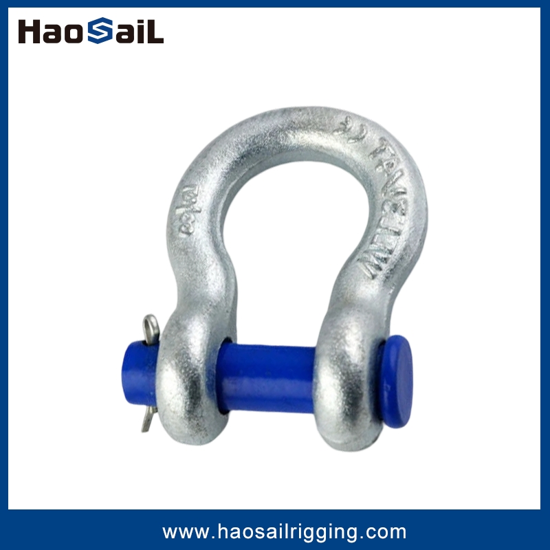 Rigging Hardware G 213 Bow Type Shackle for Wire Rope Connection/Marine/Lifting Equipment