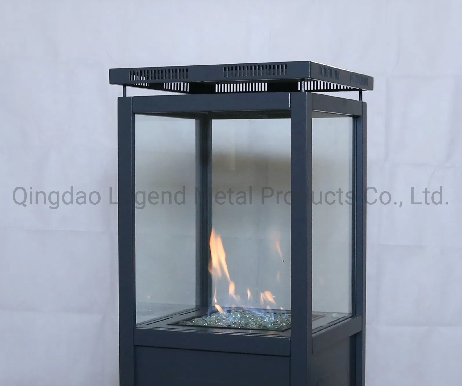 Free Standing Outdoor Patio Heater with Ods&Tile Device with Adjustable Flame