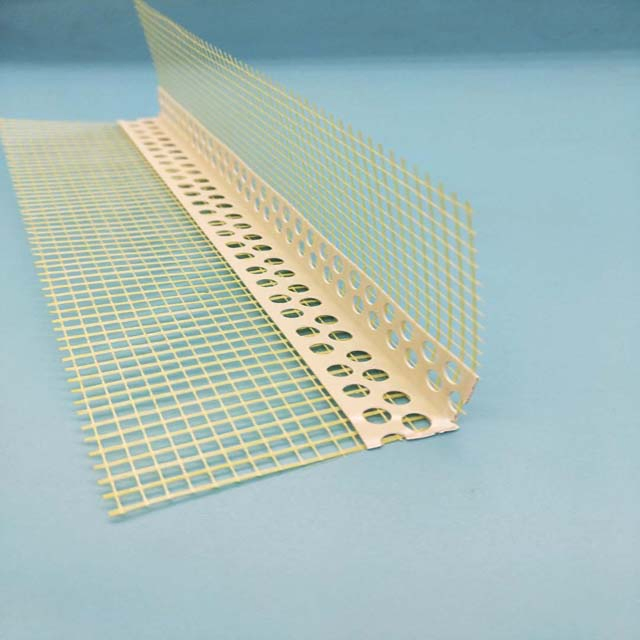 Factory Direct Sales PVC Wall Corner Protection/Angle Bead with Fiberglass Mesh
