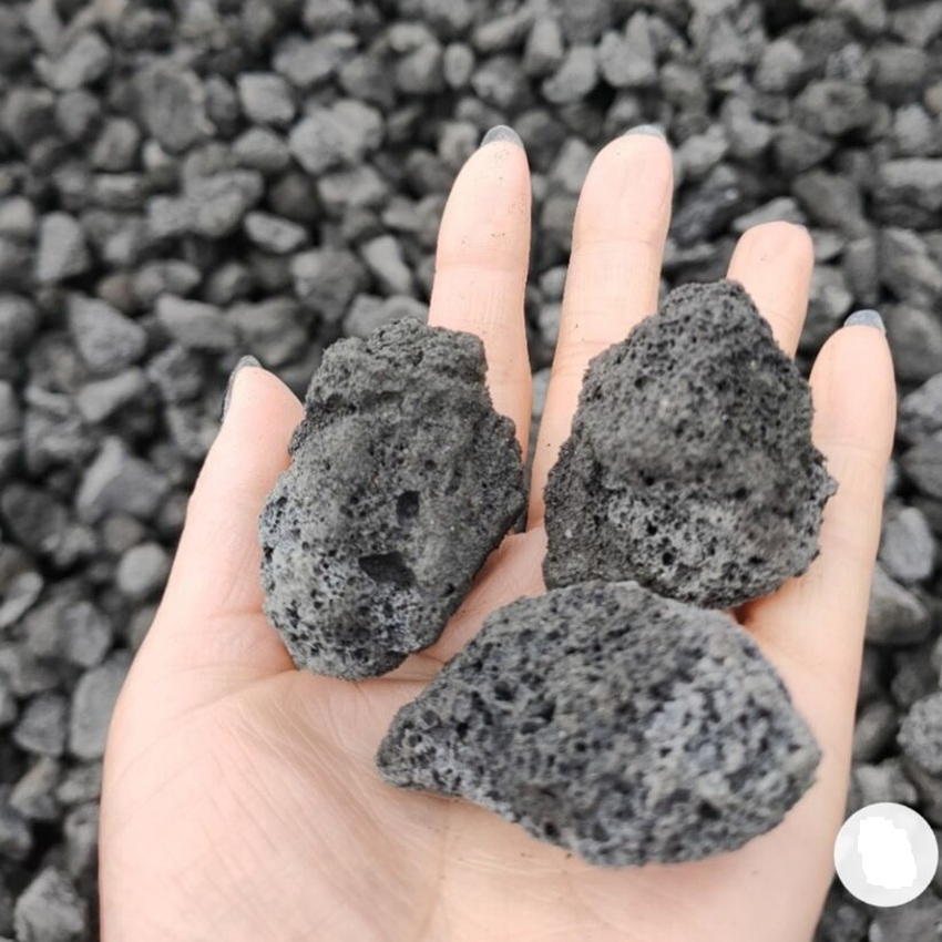 Black Volcanic Rock Lava Stone Balls for Oil Diffuser