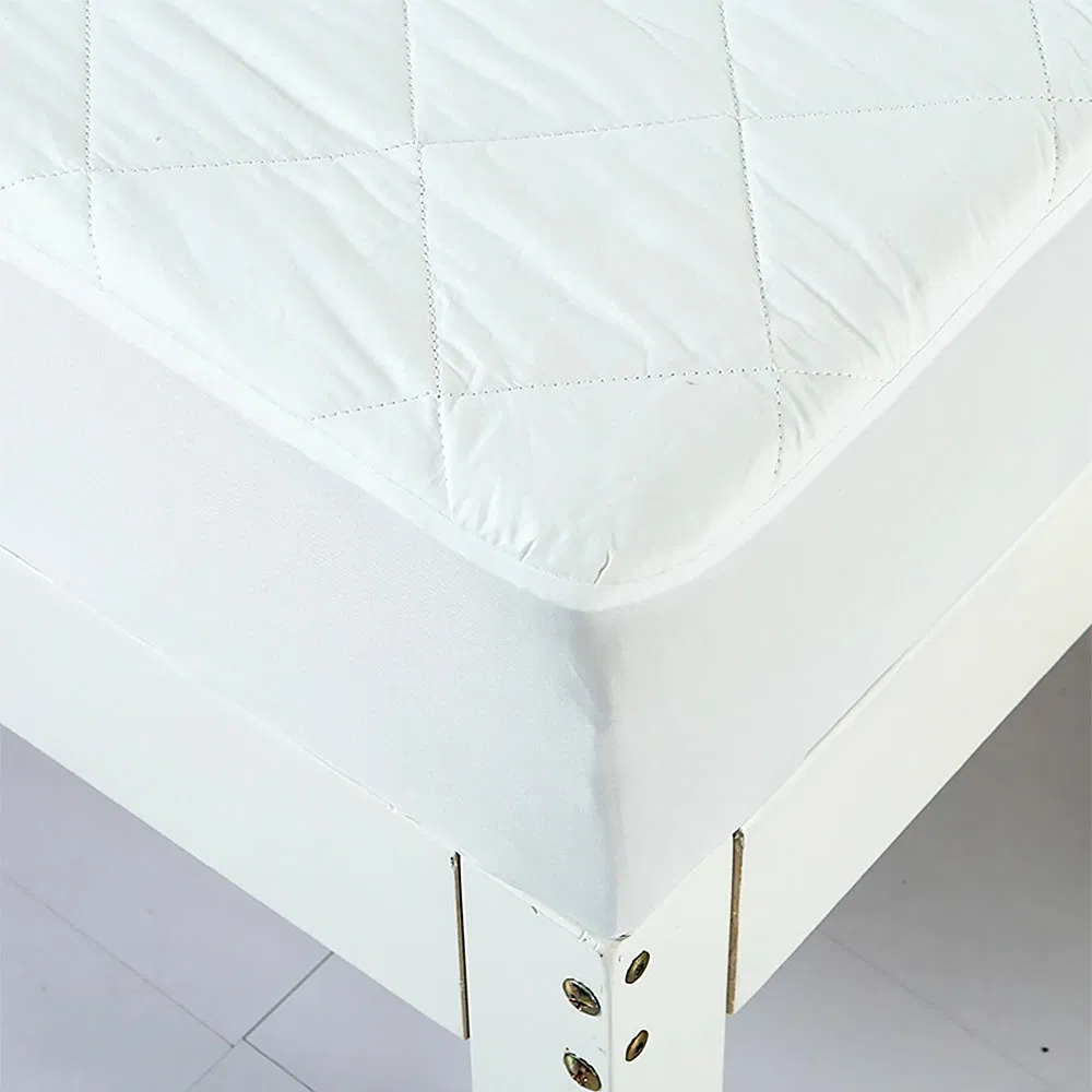 Premium Cotton Terry Covers Waterproof Noiseless Mattress Pad Cover