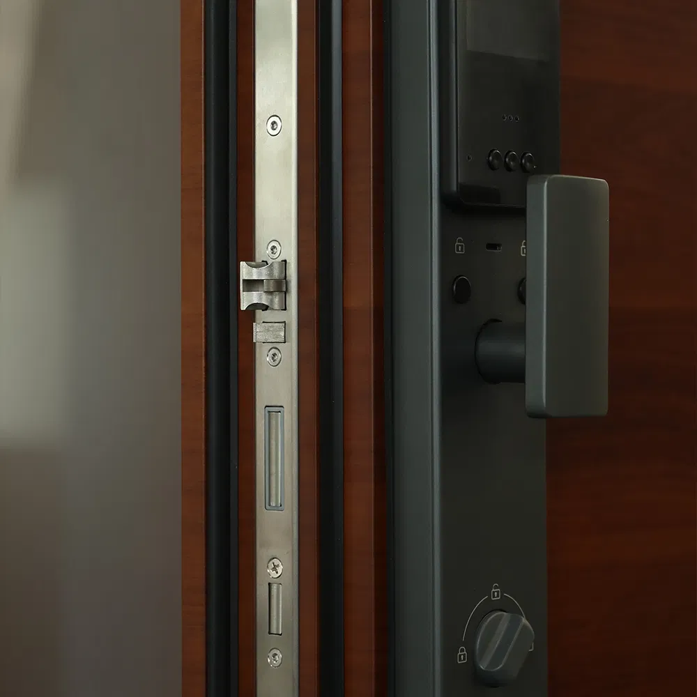 Factory Customized Security Door Aluminum Front Entry Door Interior for Resident