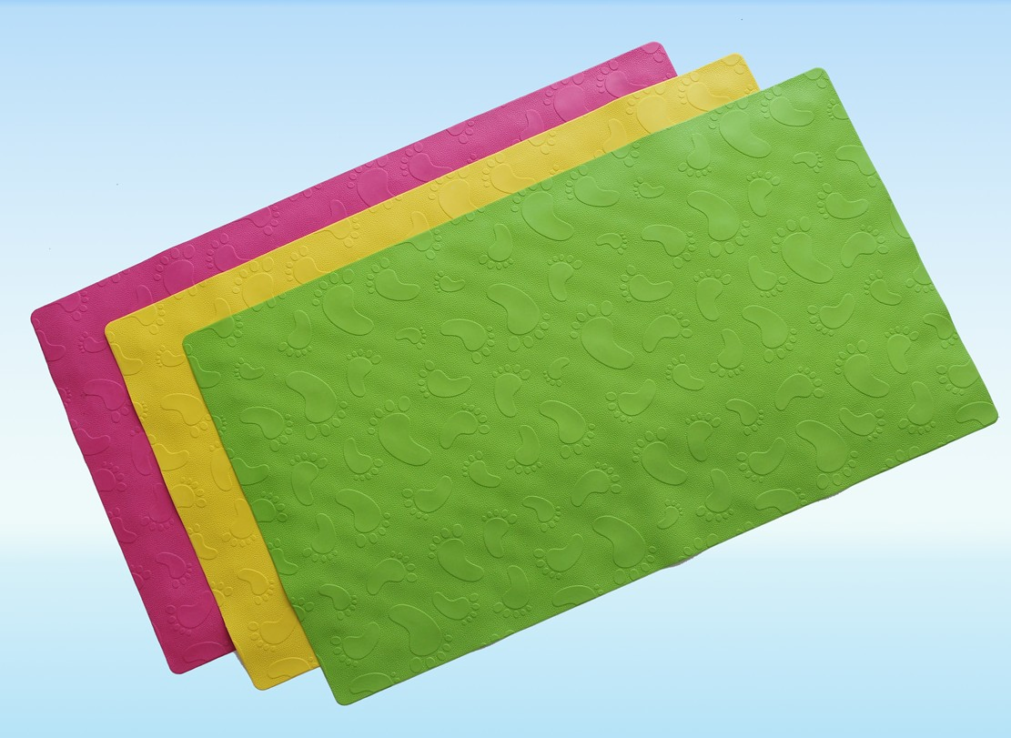 Eco-Friendly Anti Slip Waterproof Natural Rubber Shower Bath Mat for Baby