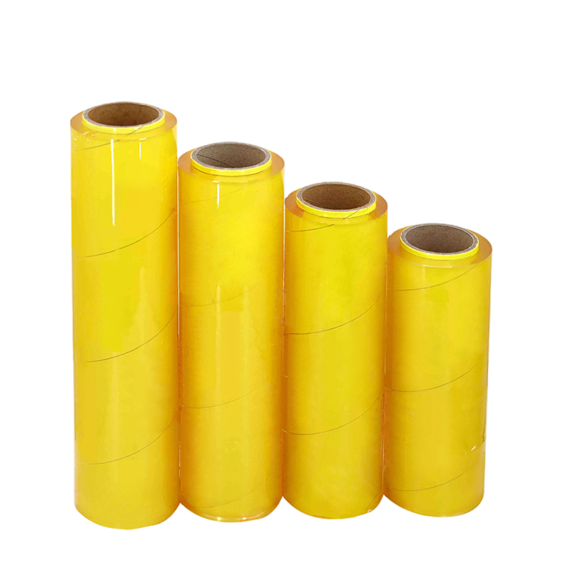 Plastic Packing Material High Stretch Wrap Transparent Food Grade PVC Cling Film