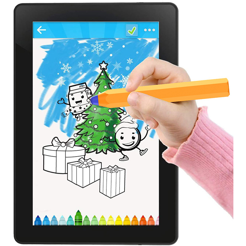Silicone Touch Pen Children Learning Machine Phablet Drawing Board Cartoon Stereoscopic Stylus Touch Pen