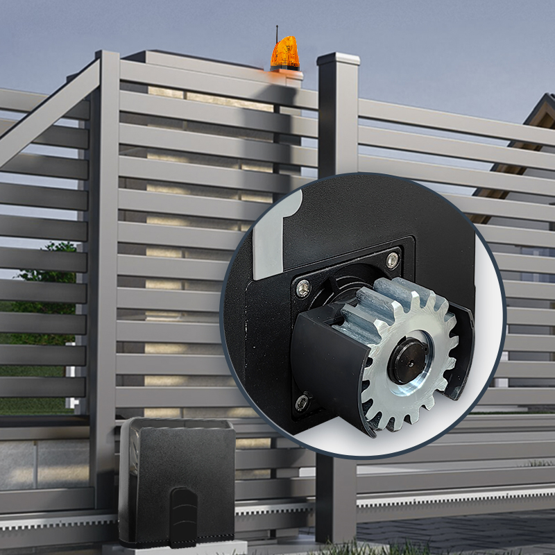 200W 20n. M Remote Control Electronic Automatic Sliding Gate Motor Slg-C-800-DC