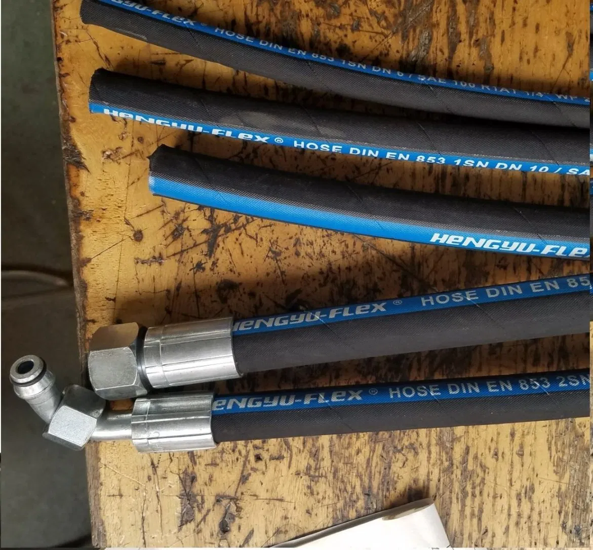 En853 1sn Hydraulic Oil Hose R1 Steel Wire Braid Reinforcement Msha