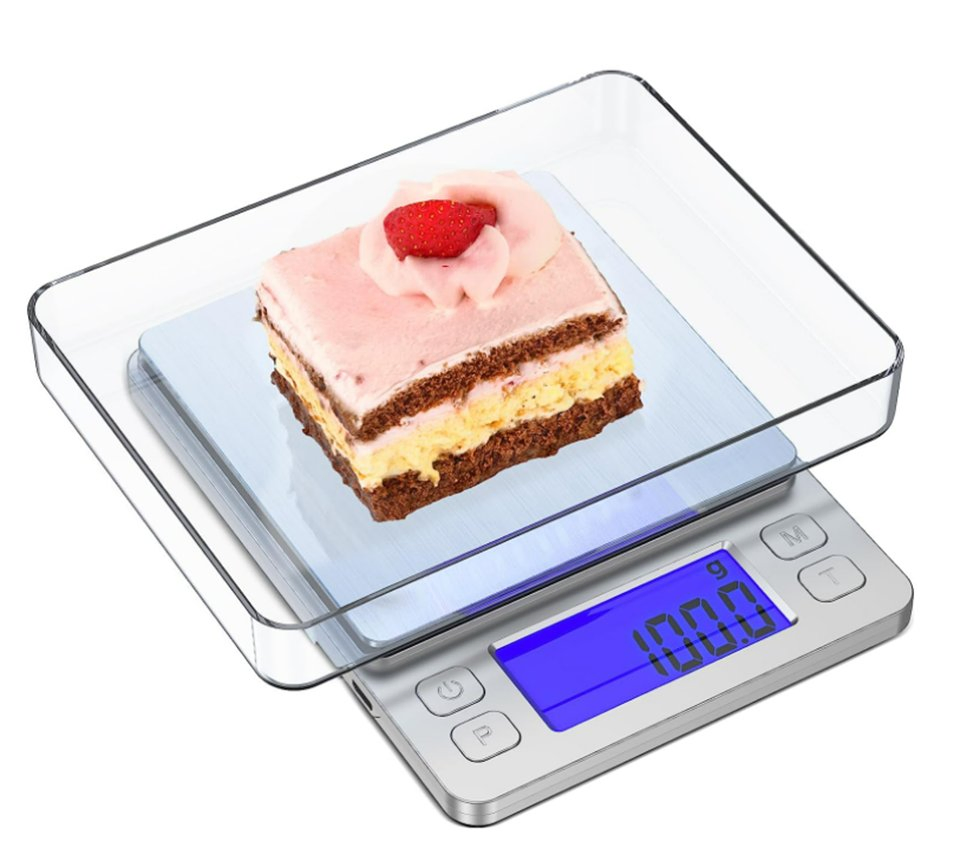 Food Kitchen Scale with 2 Trays