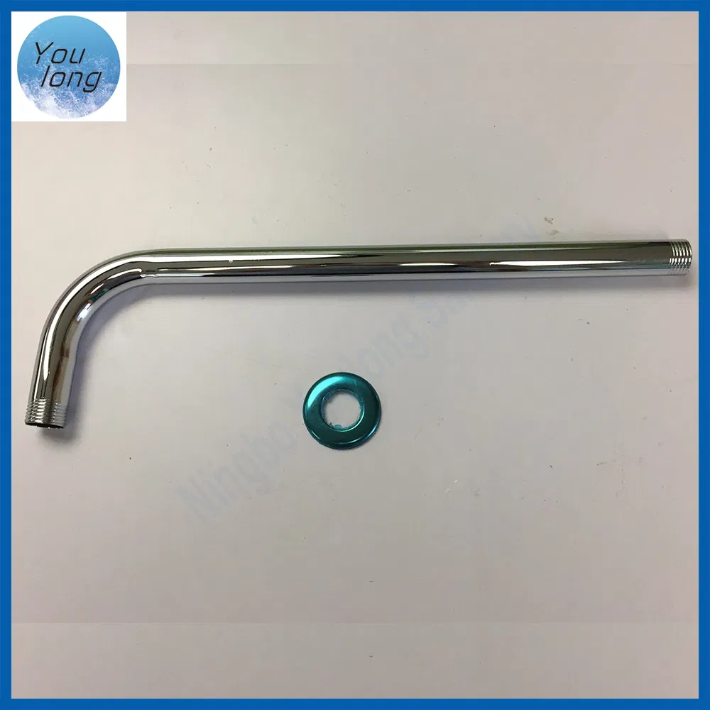 Extra Long Stainless Steel 30cm Replacement Shower Arm with Flange
