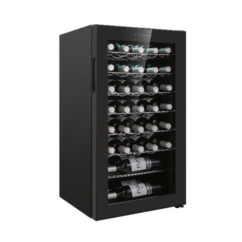 Mini Electric Vinos R6ooa Compressor Wine Beverage Display Cooler Fridge Refrigerator Stainless Steel Rack