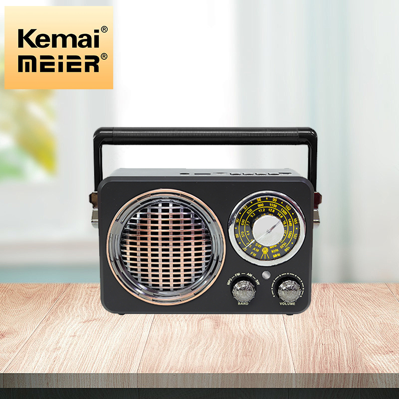 Stylish Retro Design Portable Built-in Speakers Receive The Best Radio