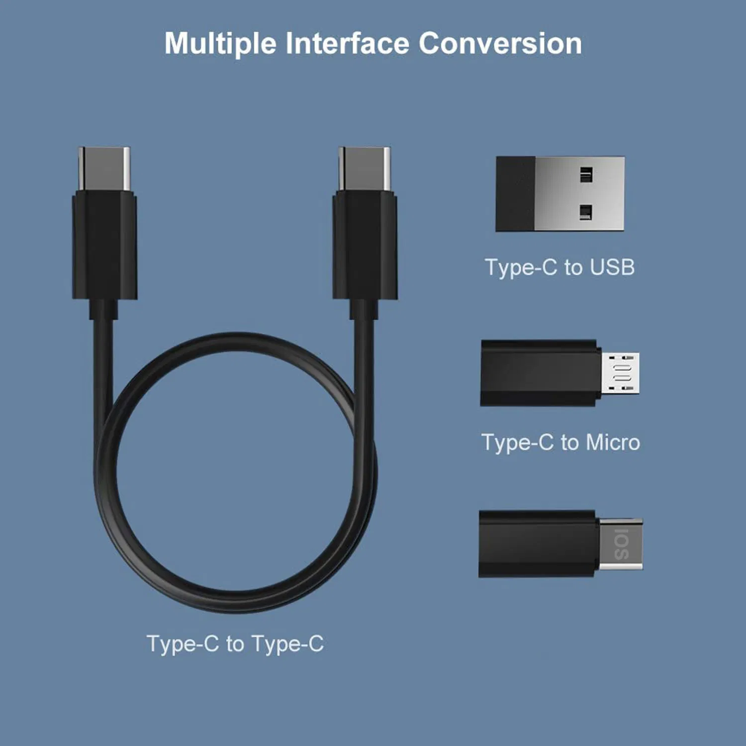 Универсальный USB-адаптер 5 в 1, набор для зарядки