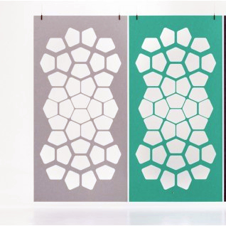 Eco-Friendly Hollowing-out Polyester Fiber Partition Screen