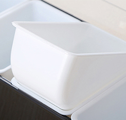 Heavybao 5 Compartment Kitchen Plastic Condiment Holder Fruit Box